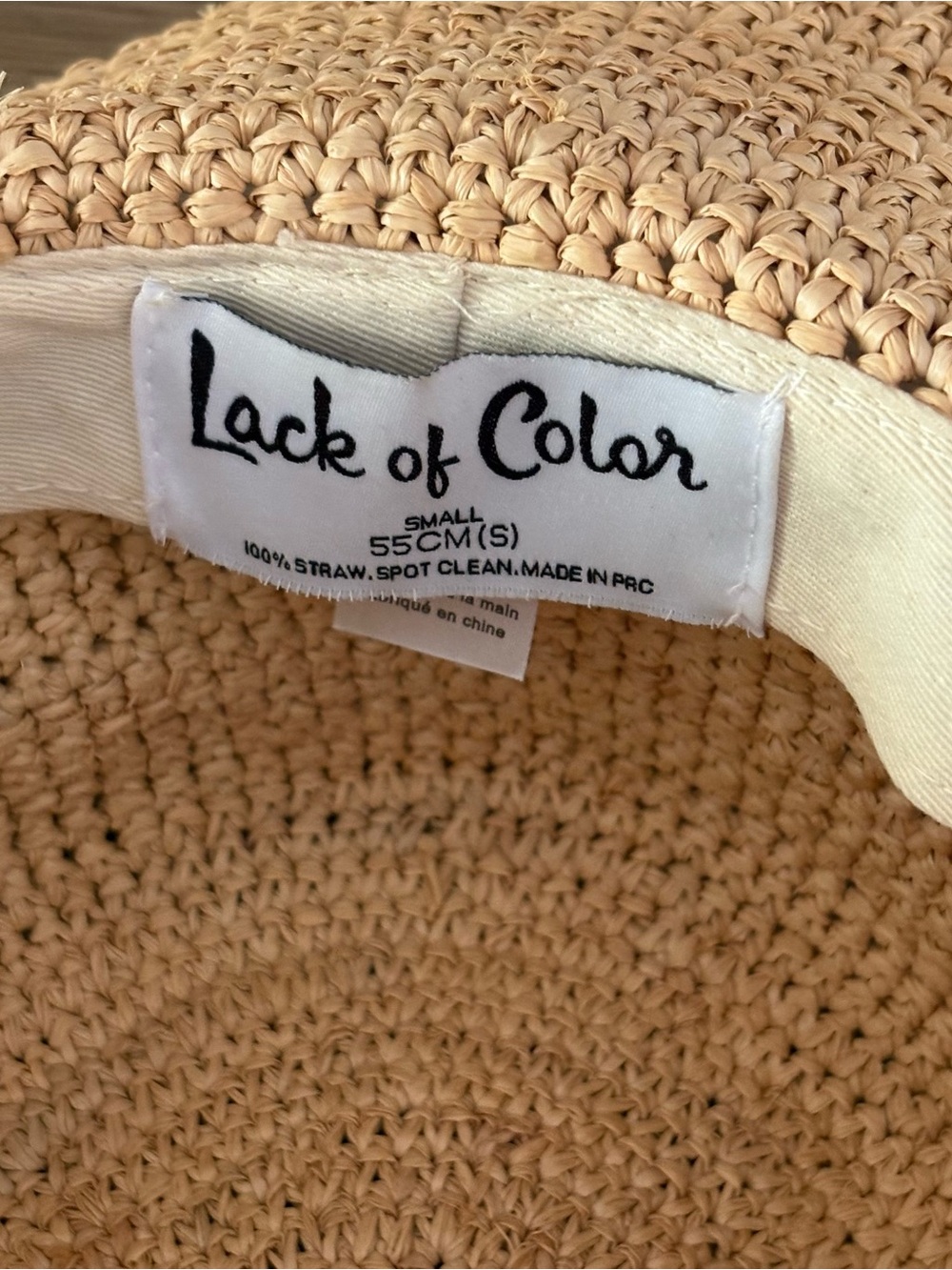 Woven Straw Sun Hat - Picture 3 of 4